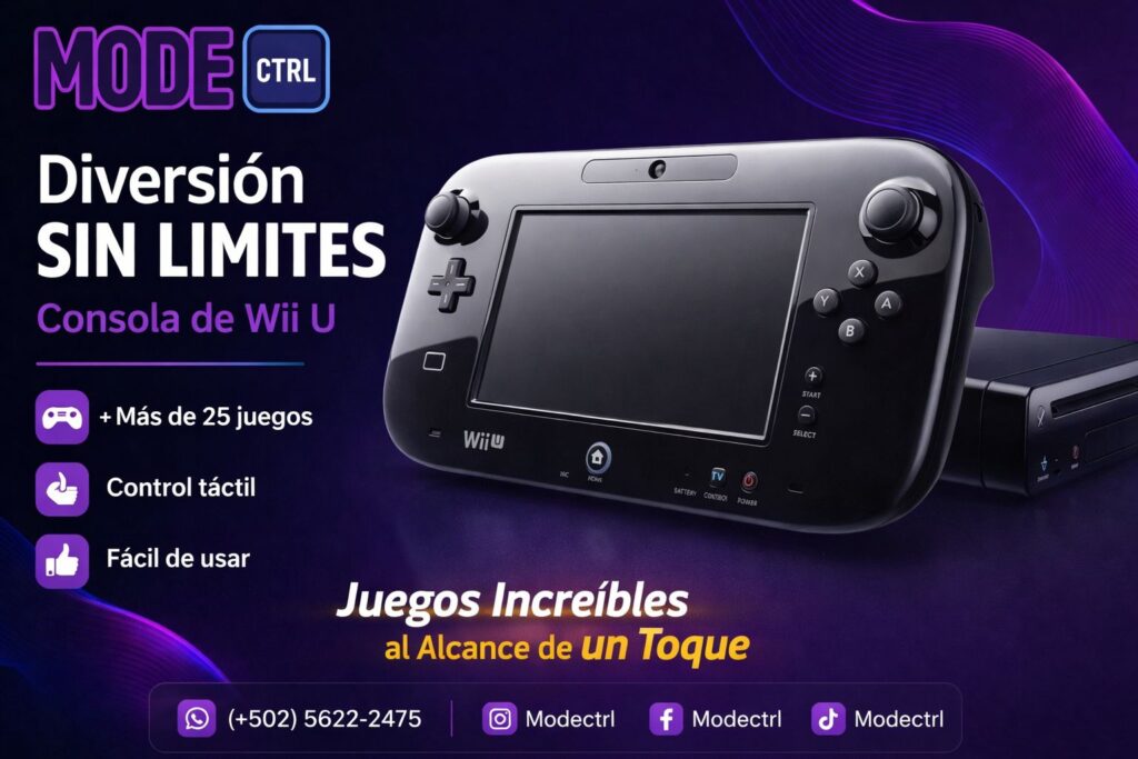 Consola Wii U +  Juegos incluidos